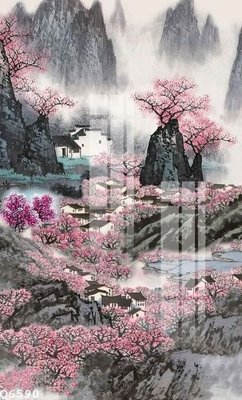 File gốc File gốc in tranh tổng hợp Q6590 (phong cách) châu Âu