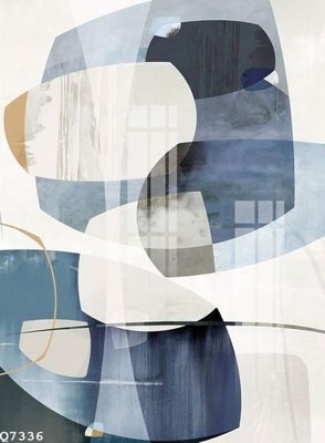 File tranh File gốc in tranh tổng hợp Q7336 (gốc) phong cách tối giản