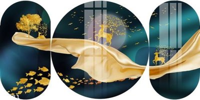 File gốc File gốc in tranh tổng hợp Q7981 (in tráng gương) ốp tường