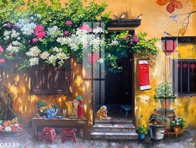 File tranh in mica File gốc in tranh tổng hợp Q8229 (độ phân giải cao)