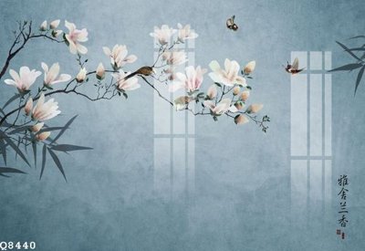 File tranh gốc in trần nhà File gốc in tranh tổng hợp Q8440 3D