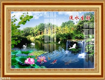 File in mica File gốc in tranh tổng hợp Q8570 (bản gốc) làm vách ngăn