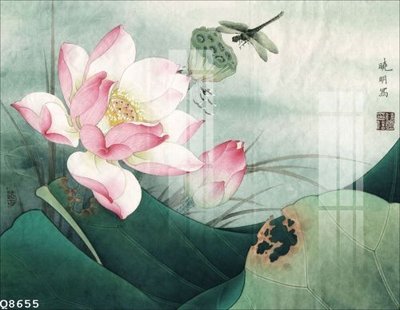 File in mica File gốc in tranh tổng hợp Q8655 (bản gốc) làm vách ngăn