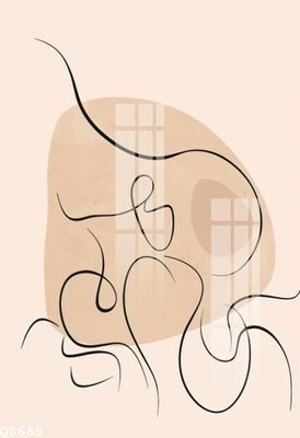 File gốc File gốc in tranh tổng hợp Q8665 (in lụa) trang trí tường