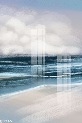 File tranh File gốc in tranh tổng hợp Q8745 (gốc) phong cách tối giản