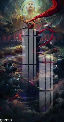 File PSD File gốc in tranh tổng hợp Q8953 (gốc) cho designer