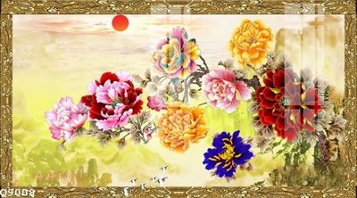 File tranh trang trí File gốc in tranh tổng hợp Q9008 (tải file gốc)