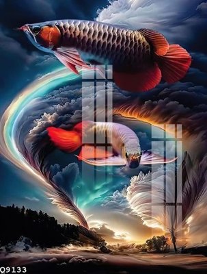 File tranh gốc File gốc in tranh tổng hợp Q9133 (bản quyền) file PSD