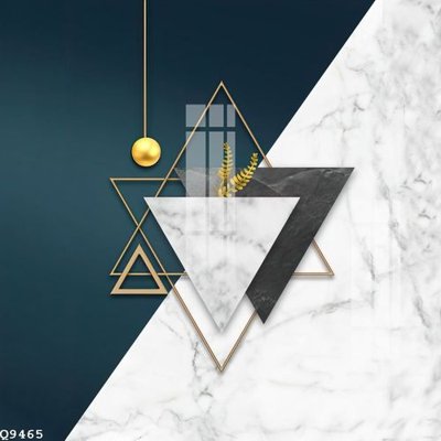 File tranh in trần 3D File gốc in tranh tổng hợp Q9465 (ảnh gốc)