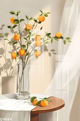 Ảnh gốc File gốc in tranh tổng hợp Q9666 (độ nét cao) in tráng gương