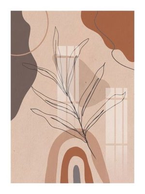 File tranh File gốc in tranh tổng hợp Q9673 (gốc) phong cách tối giản