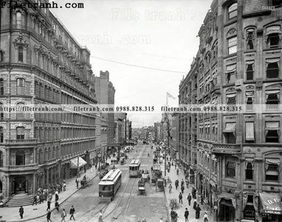 File tranh Rochester_ 1904 (gốc) in vải canvas