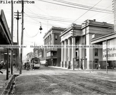 Tải file Royal Street_ 1901 (gốc) in tranh tráng gương