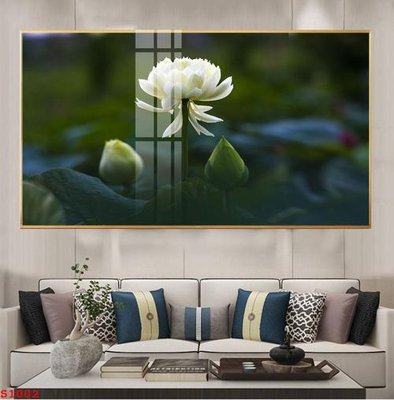 File tranh Tranh cửu ngư quần hội sen cá S1002 (gốc) chủ đề trừu tượng