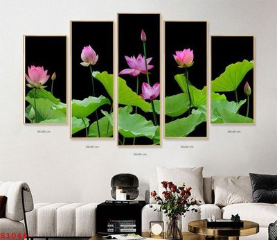 Tải file Tranh cửu ngư quần hội sen cá S1044 (gốc) in ấn ngay lập tức