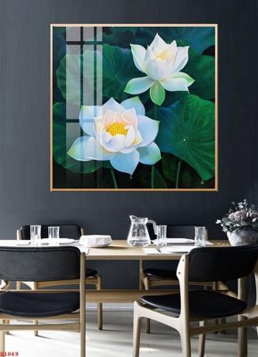 File gốc Tranh cửu ngư quần hội sen cá S1069 (cho in ấn) độc quyền