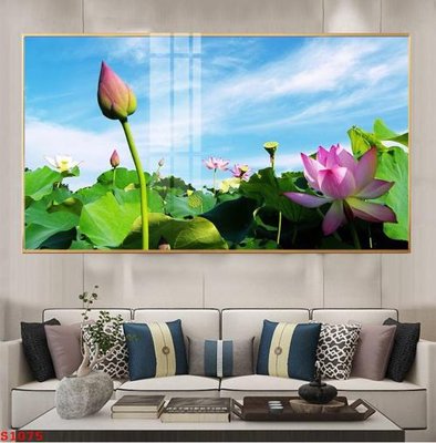 Mua file gốc Tranh cửu ngư quần hội sen cá S1075 (chất lượng) tại Filetranh.com