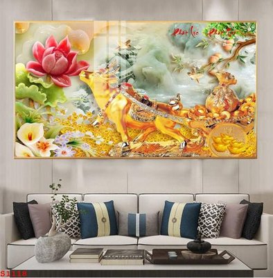 File tranh Tranh cửu ngư quần hội sen cá S1118 (ảnh gốc) độc quyền