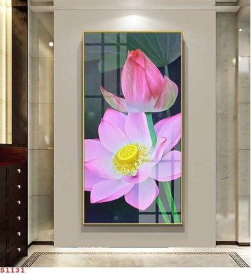 File PSD Tranh cửu ngư quần hội sen cá S1131 (chất lượng in ấn)