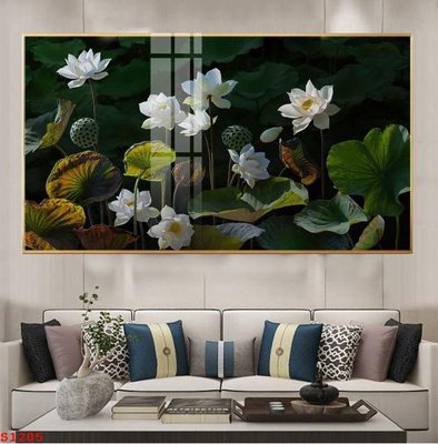 Mua file gốc Tranh cửu ngư quần hội sen cá S1205 (chất lượng) tại Filetranh.com