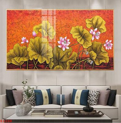 Tệp tin gốc Tranh cửu ngư quần hội sen cá S1238 (chất lượng cao) Tranh cửu ngư quần hội sen cá S1238