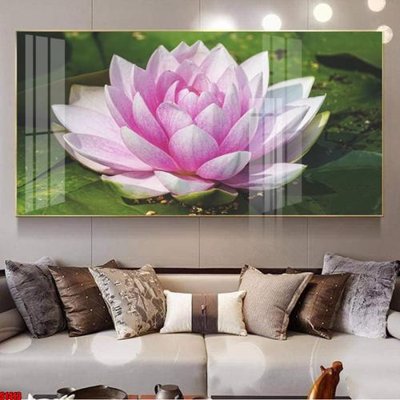 File gốc File tranh hoa sen S1413 (in lụa) chi tiết cao