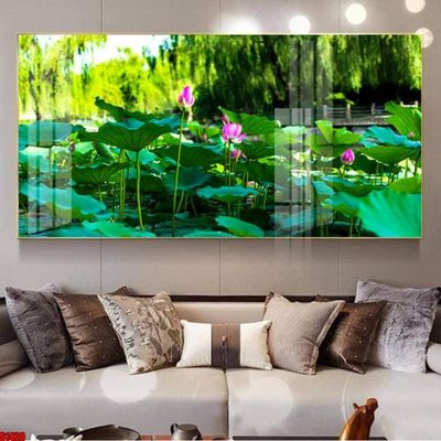 File gốc File tranh hoa sen S1420 (in mica) làm quà tặng