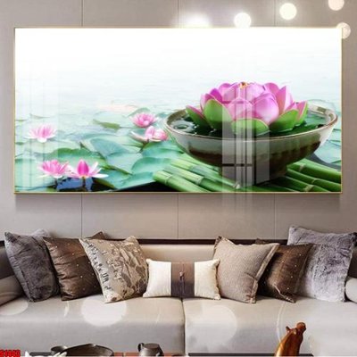 Tải file gốc File tranh hoa sen S1443 (in khổ lớn) không vỡ