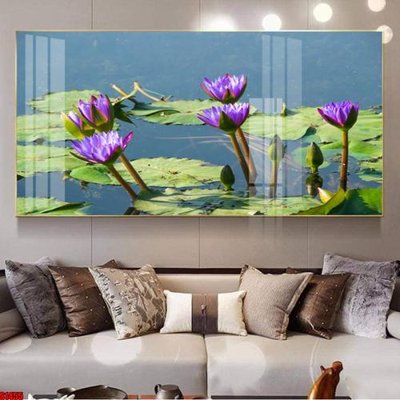 Ảnh mô tả file gốc in mica File tranh hoa sen S1455