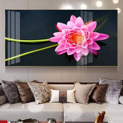 File tranh File tranh hoa sen S1490 (bản gốc) treo tường