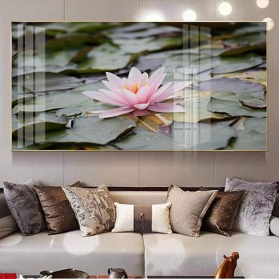 Tải file File tranh hoa sen S1565 (gốc) chủ đề phong thủy