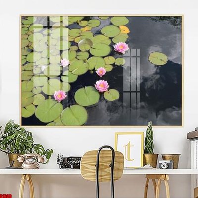 Hình ảnh file gốc in trần nhà File tranh hoa sen S1609