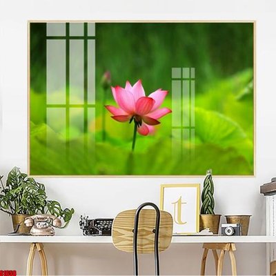 File in lụa File tranh hoa sen S1658 (tân cổ điển) File tranh hoa sen S1658