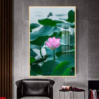 Tải file File tranh hoa sen S1664 (PSD) cho in tranh 3D