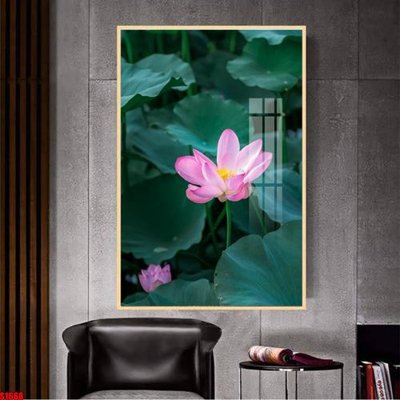 File tranh File tranh hoa sen S1668 (file gốc) chủ đề phong thủy