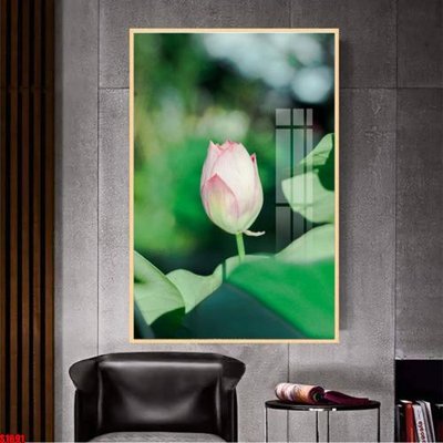 File gốc in mica File tranh hoa sen S1691 chất lượng