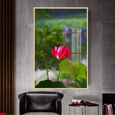 File gốc File tranh hoa sen S1771 (in 3D) nghệ thuật