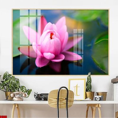 Download file ảnh gốc File tranh hoa sen S1803 để in ấn