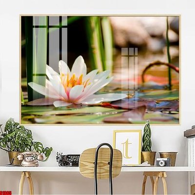 File PSD File tranh hoa sen S1805 (nguyên bản) cho thiết kế