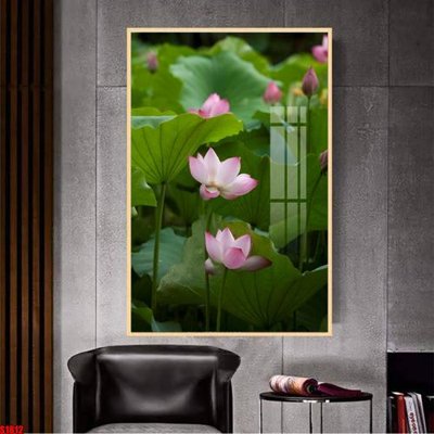 File gốc File tranh hoa sen S1812 (thiết kế) độc quyền