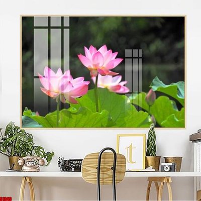 File gốc File tranh hoa sen S1849 (in lụa) trang trí tường