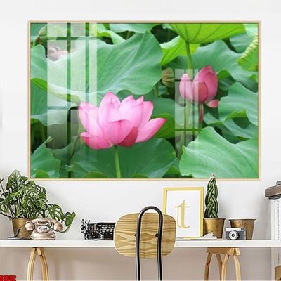 File gốc File tranh hoa sen S1852 (in lụa) trang trí tường