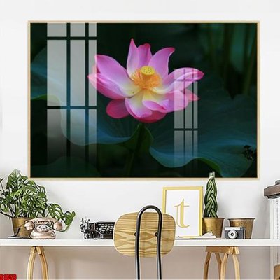 File in lụa File tranh hoa sen S1859 (phong cảnh) File tranh hoa sen S1859