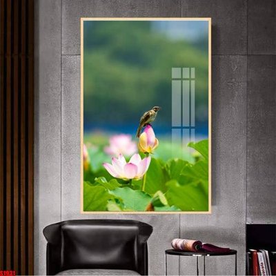 File PSD File tranh hoa sen S1931 (bản gốc) đã tách nền