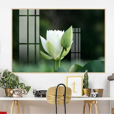 File in trần File tranh hoa sen S1944 (file gốc) xuyên sáng