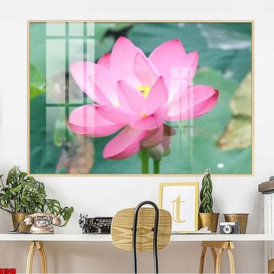 File gốc File tranh hoa sen S1948 (in lụa) họa tiết 3D