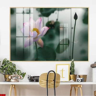 File tranh File tranh hoa sen S1962 (bản gốc) in lụa 3D