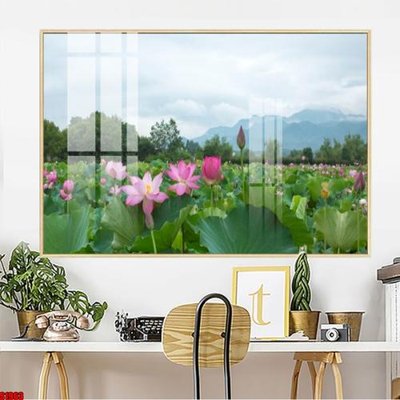 Ảnh gốc File tranh hoa sen S1963 (nét căng) in mica