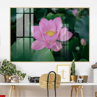 File in trần File tranh hoa sen S1987 (bản gốc) hoa văn