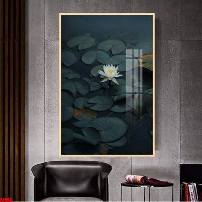 File in lụa File tranh hoa sen S1998 (chất lượng cao) File tranh hoa sen S1998